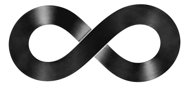 Gold Eight Korea infinity mark, monotone